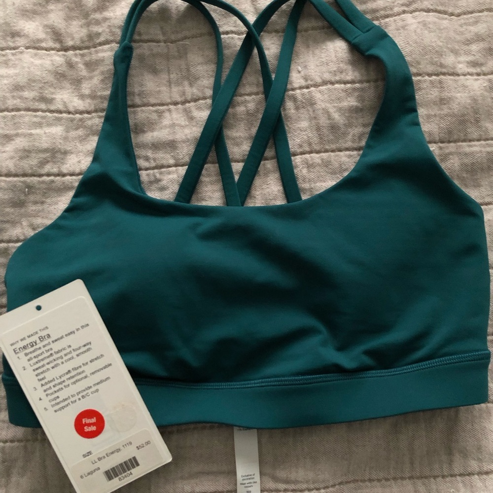Lululemon Energy Bra Laguna 6